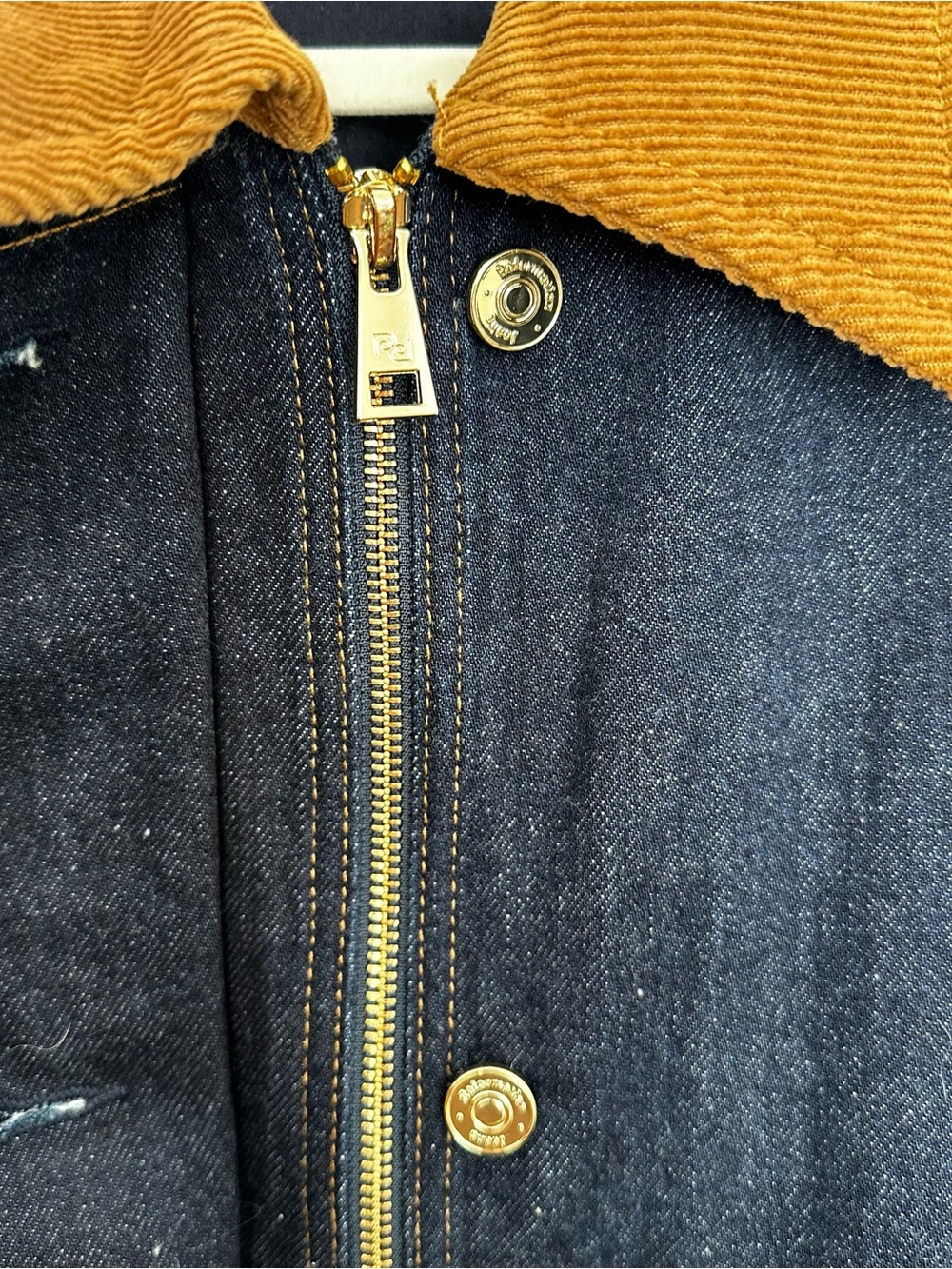 Reformation Archer Denim Jacket Size Small Chore Barn Cotton Coastal Utility - Picture 5 of 9